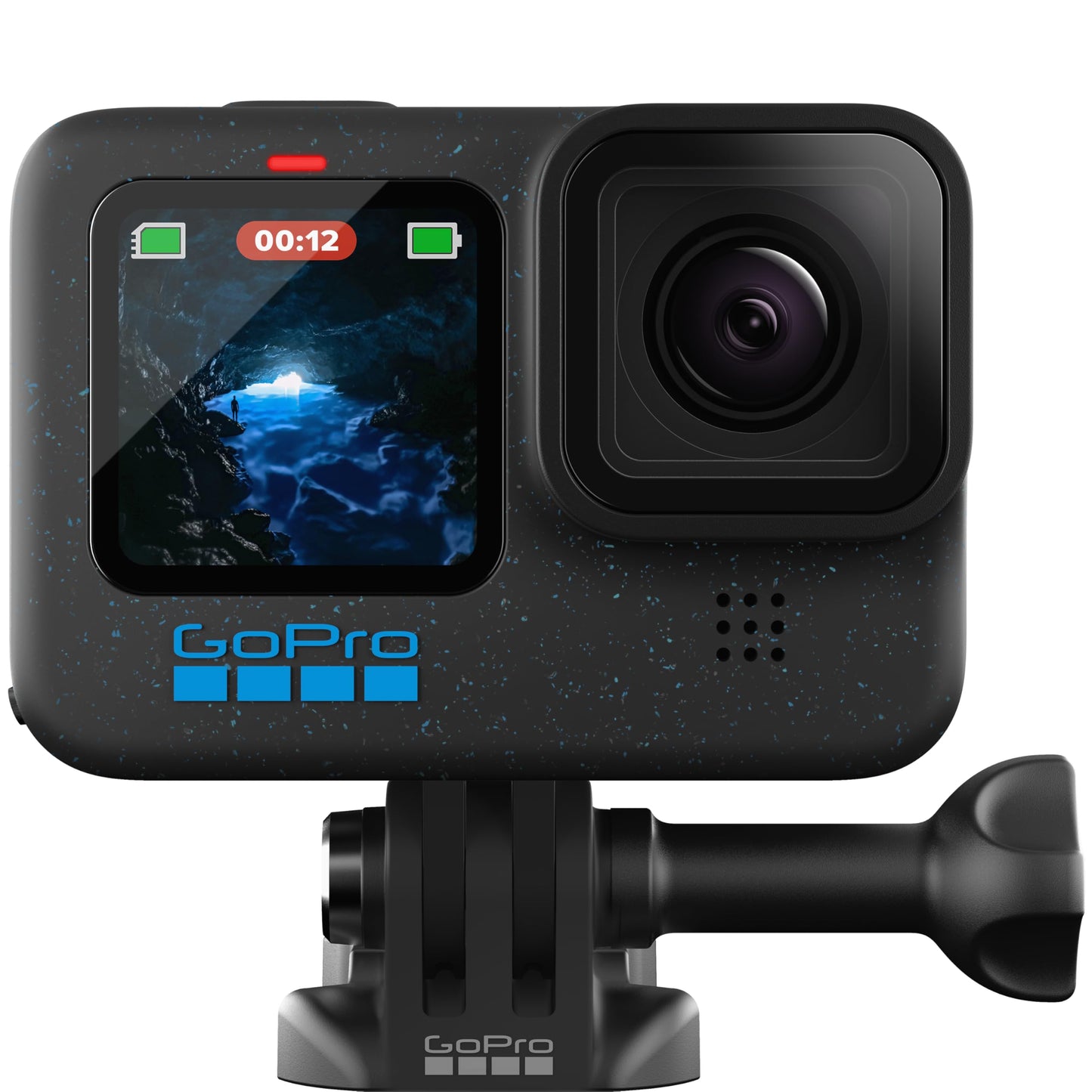 GoPro Hero12 Black E-Commerce Package - Waterproof Action Camera with 5.3K60 Ultra HD Video, 27MP Photos, HDR, 1/1.9" Image Sensor, Live Streaming, Webcam, Stabilization