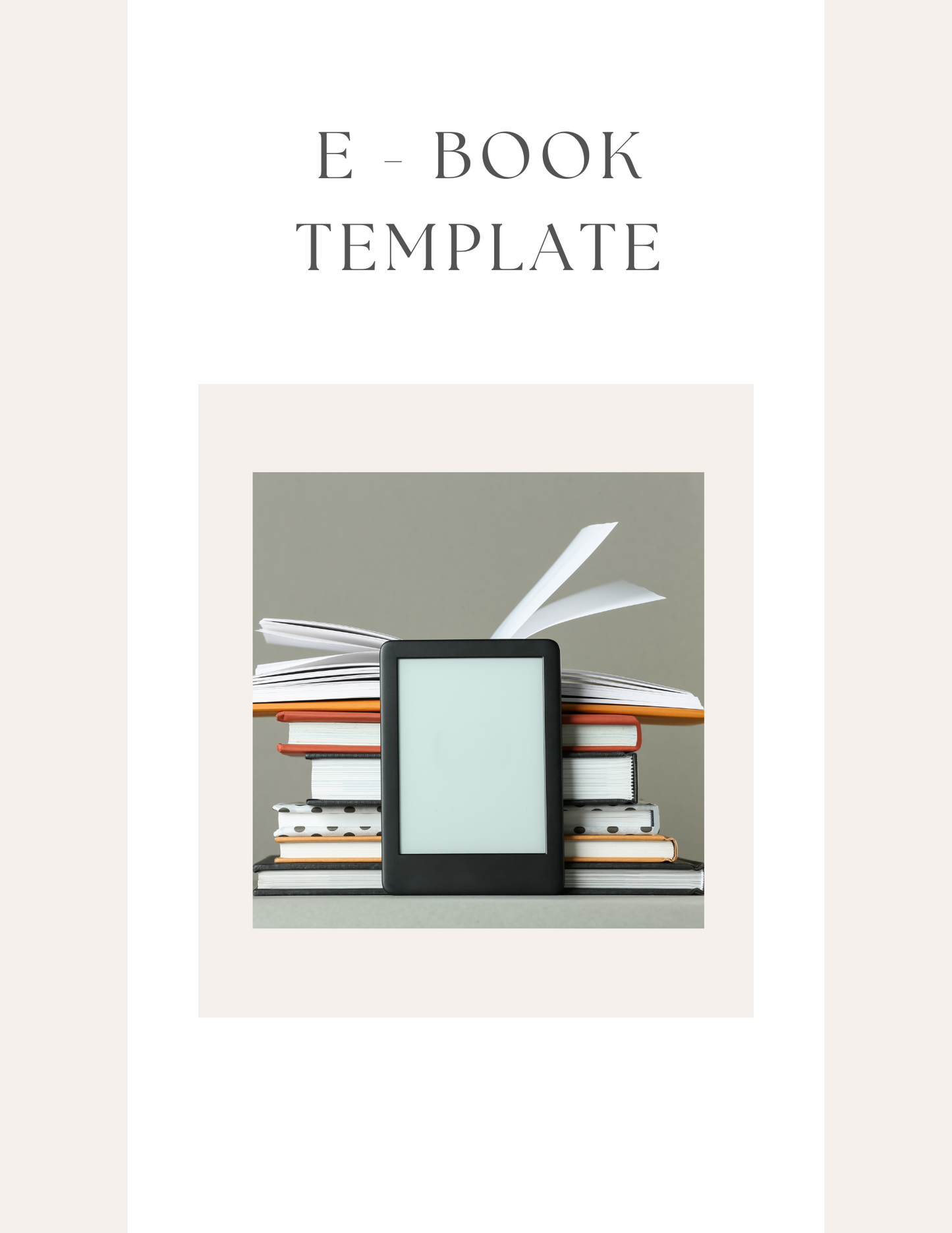 E- Book Template