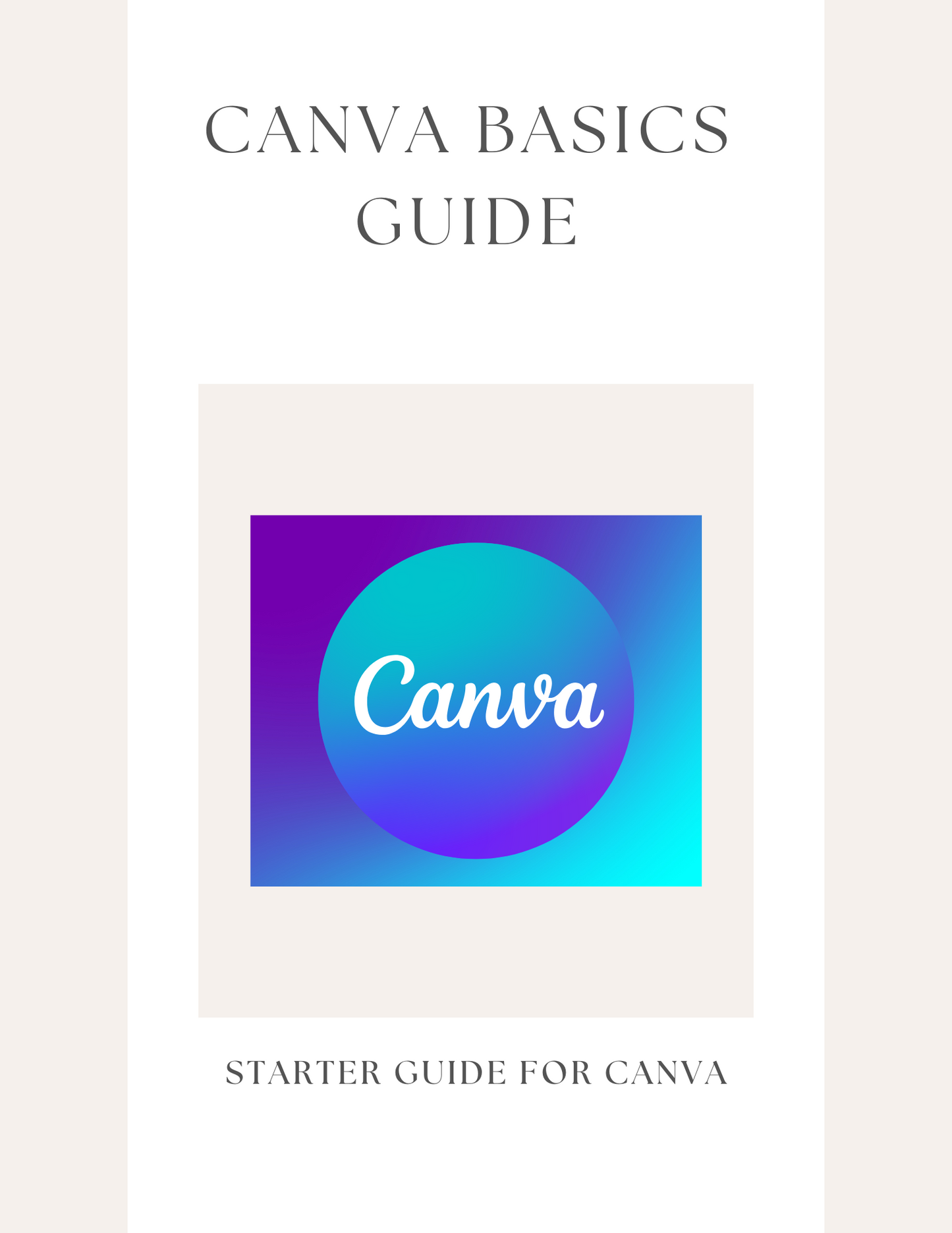 Canva Basics Guide