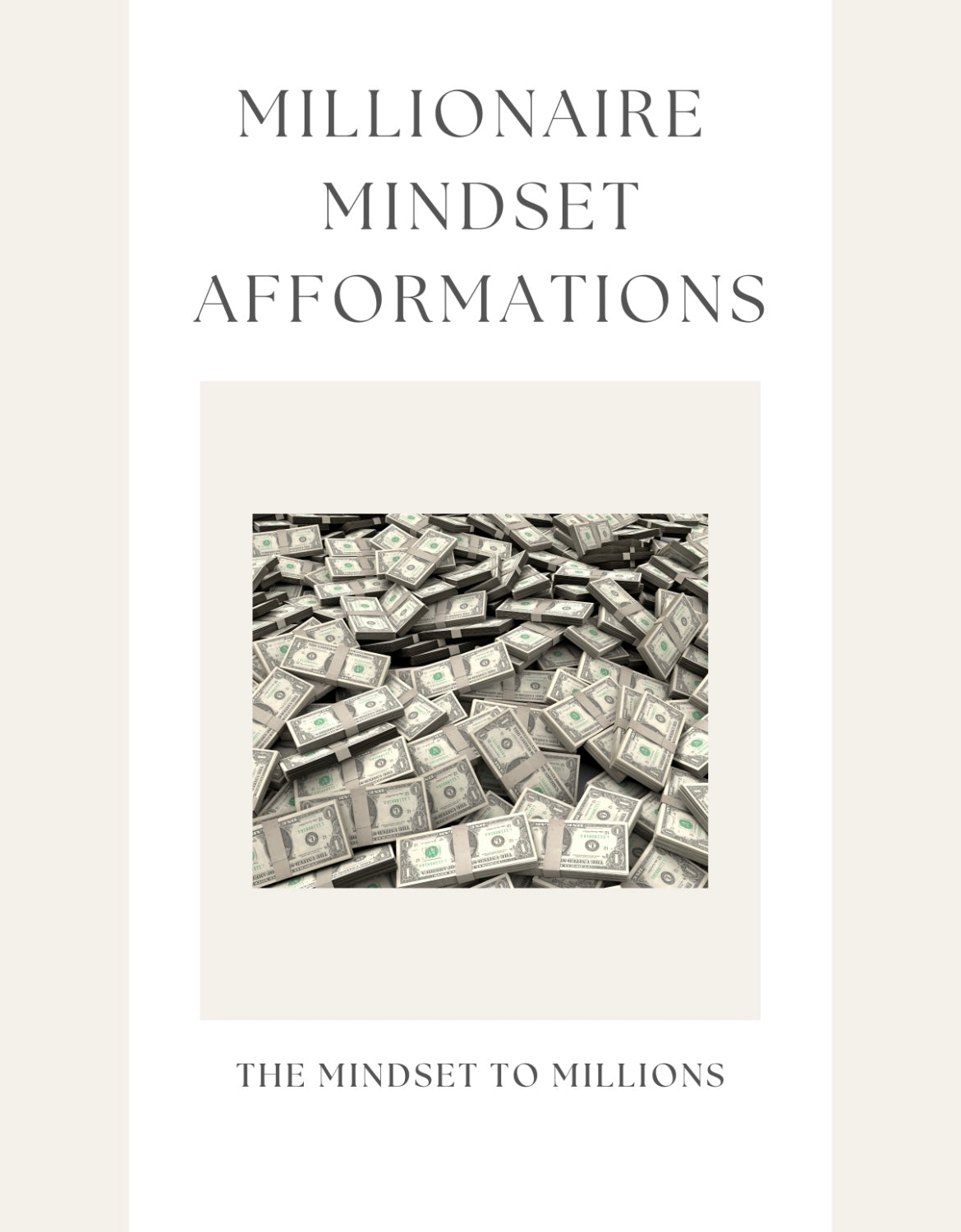 Millionaire Mindset Affirmation